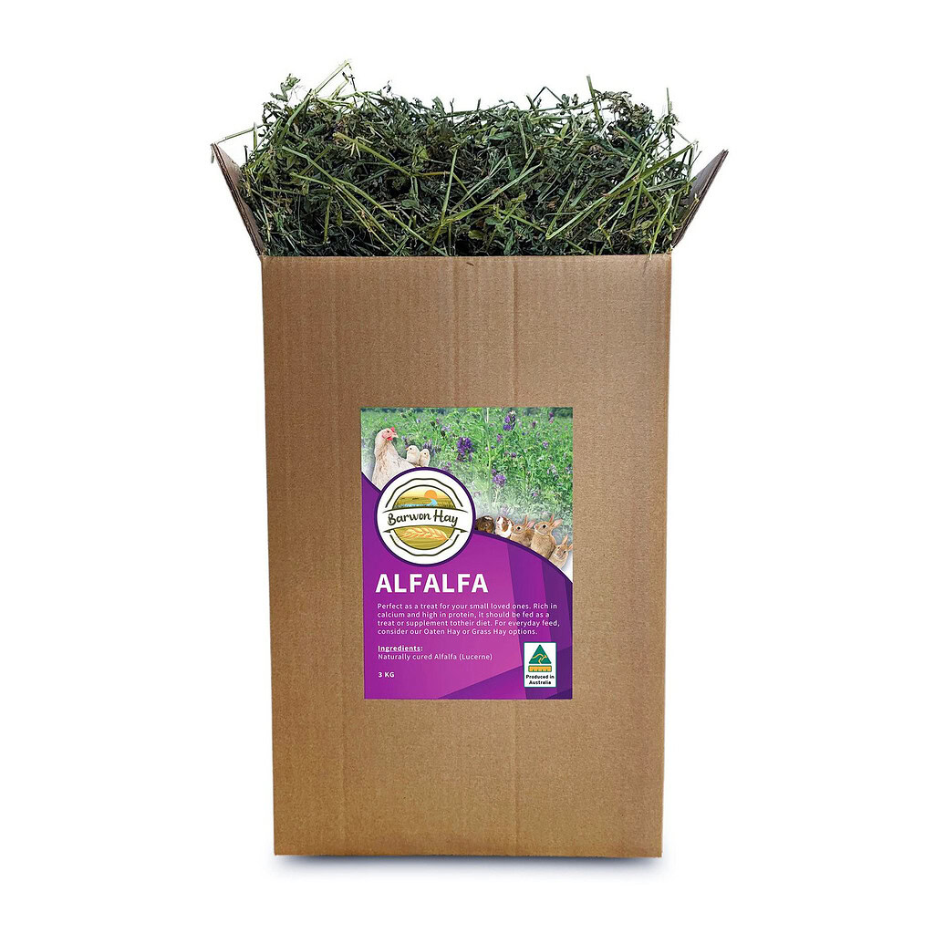 Alfalfa 3kg box from Barwon Hay