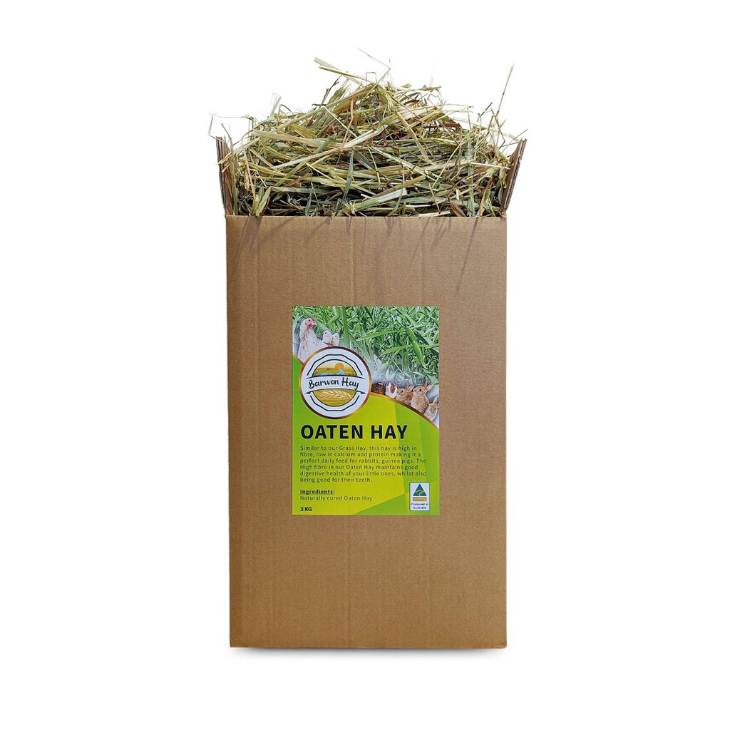 Oaten Hay 3kg box from Barwon Hay