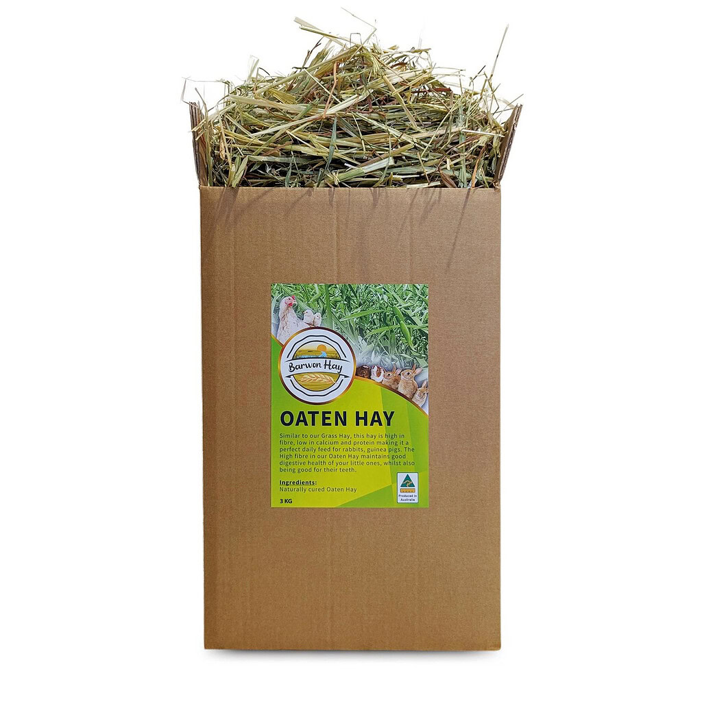 Oaten Hay 3kg box from Barwon Hay
